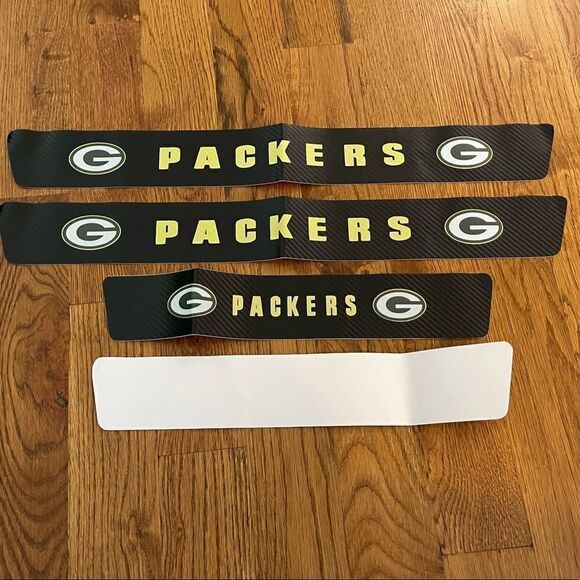 Green Bay Packers threshold protector in Black, yellow and Green set of 4 NWT - Picture 4 of 12